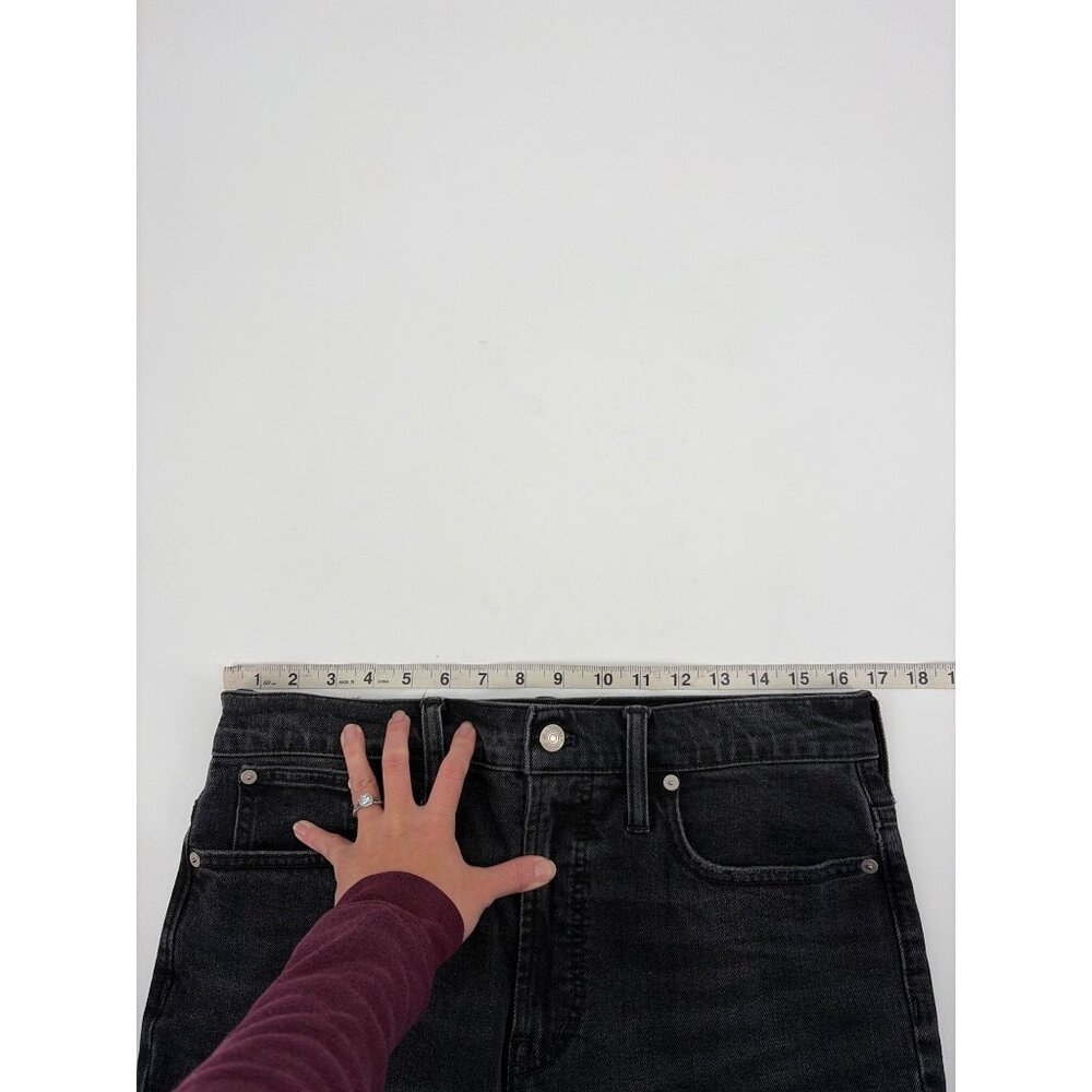 Madewell The Perfect Vintage Jeans Black High Rise Womens Size 30 Stretch Denim - Picture 8 of 11